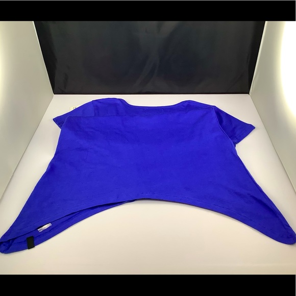 NWT Satva Blue 100% Organic Cotton Hi-Lo Tee XS - Picture 8 of 12